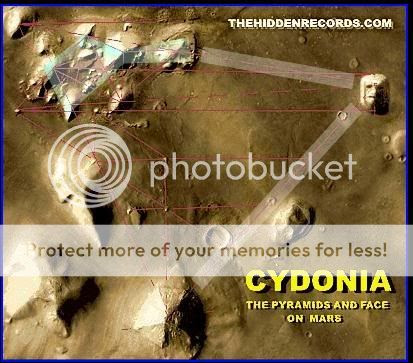 Face And Pyramids On Mars. face and pyramids on Mars
