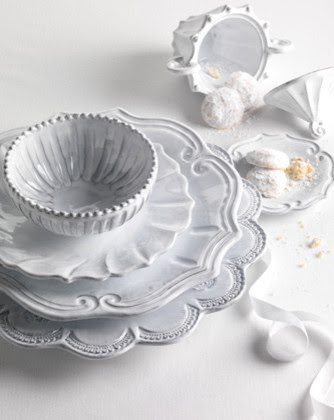 vietri incanto white individual canape plat