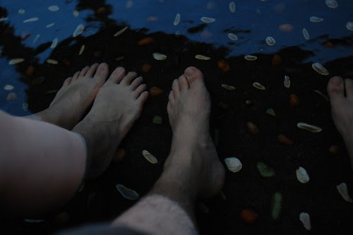 Ashiyu, footbath by the sea