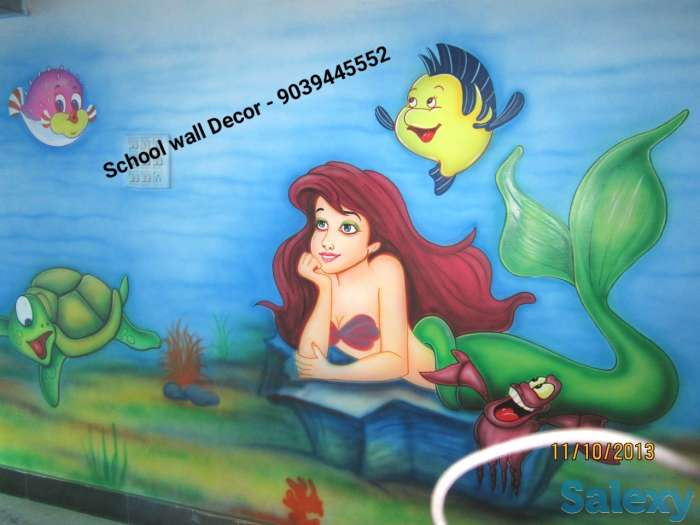 Kids Room Wall Painting In Jaipur School Wall Painting Artist In Jaipur Interior In Jaipur Furniture And Decor Na Salexy In 14 10 2020