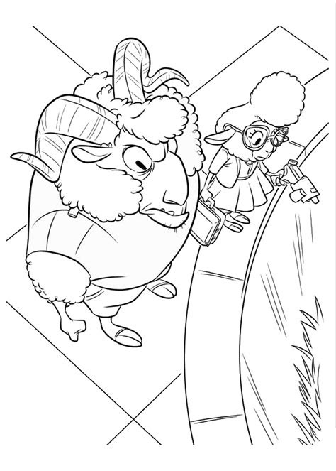 Zootopia honors the legacy one of my . zootopia coloring pages best coloring pages for kids