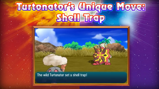 炎 ドラゴンの新ポケモン バクガメス が発表 甲羅に衝撃を受けると爆発する専用技を使う ポケモン情報ねっと
