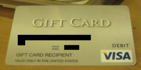 Want to sign up for free trials? Use a gift card.