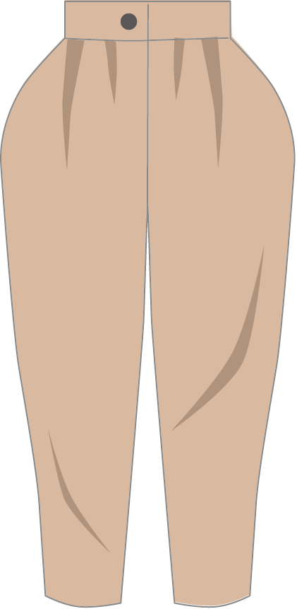 テーパードパンツ ロング の商用利用可能な無料 フリーファッションイラスト素材 Cbk Stocks