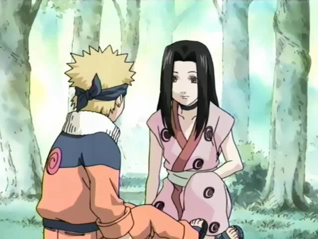 Haku talk to Naruto