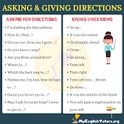 19+ Asking For And Giving Directions