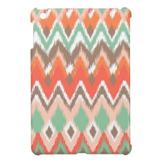 Tribal aztec chevron zig zag stripes chic pattern iPad mini case