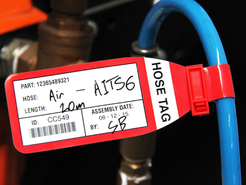 Hose Tags for Hydraulics & Pneaumatics
