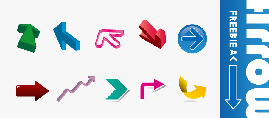 Freebie Ac 無料素材サイト情報 矢印のイラスト素材100点が無料 商用可