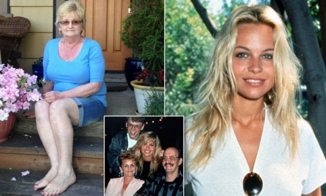 Pamela Anderson's mother Carol Anderson outside her home in Canada