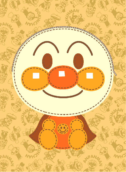 イラスト集 アンパンマン アップリケポケット