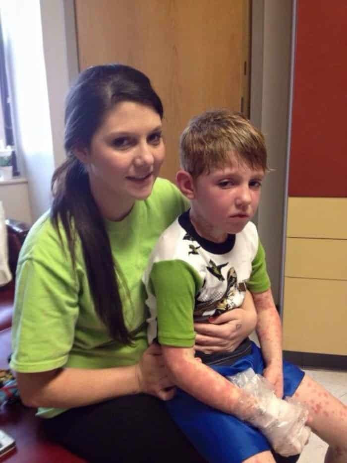 Zachary with Mommy Mandy