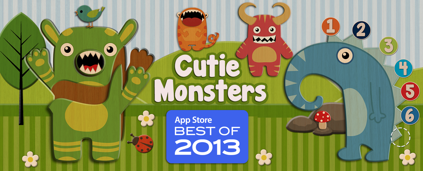 子供向けアプリ部門のapp Store Best Of 13を受賞した可愛いモンスターと一緒に英語の数え方などを覚えられるアプリ Cutie Monsters のmac版が無料セール中 pl Ch