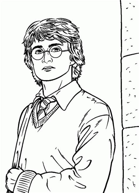 harry potter  printable coloring pages coloring home