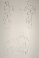 Enveloping Figure Studies - Male Model