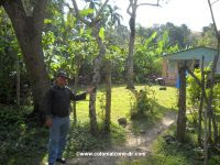Aristidad infront of campo home