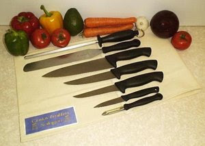 GUSTAV EMIL ERN 7 PIECE STARTER KNIFE SET  &  WALLET