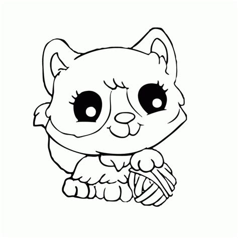 schattige dieren kleurplaat kawaii poppetjes    png kb