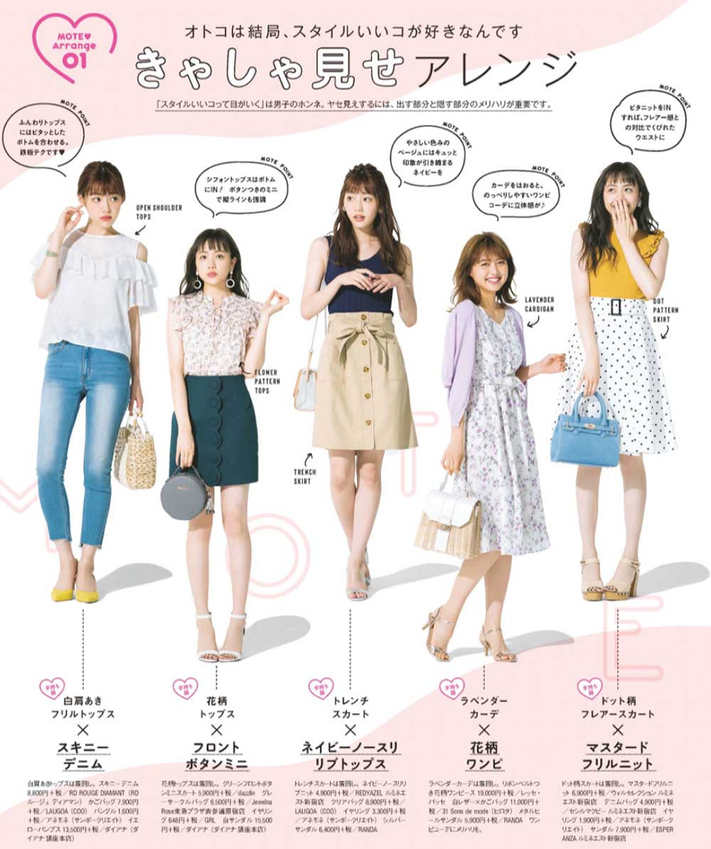 デートコーデ見本 初デート ２回目以降まで レディースme