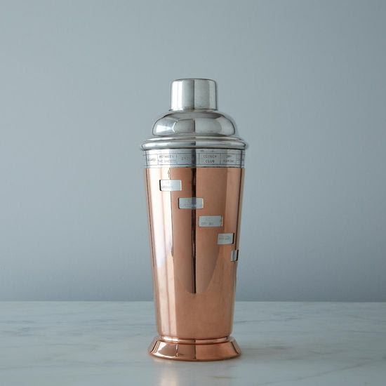 Mid-1900s "Dial a Drink" Recipe Cocktail Shaker on Provisions by Food52