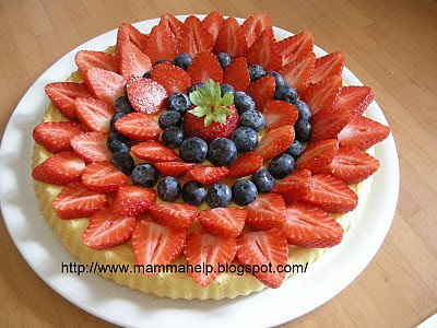 crostata con la frutta