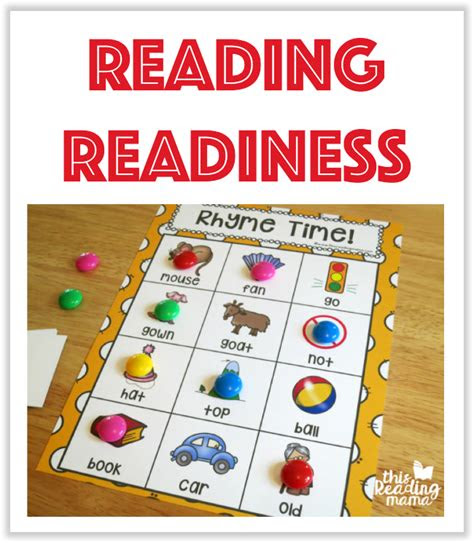 reading readiness printables this reading mama