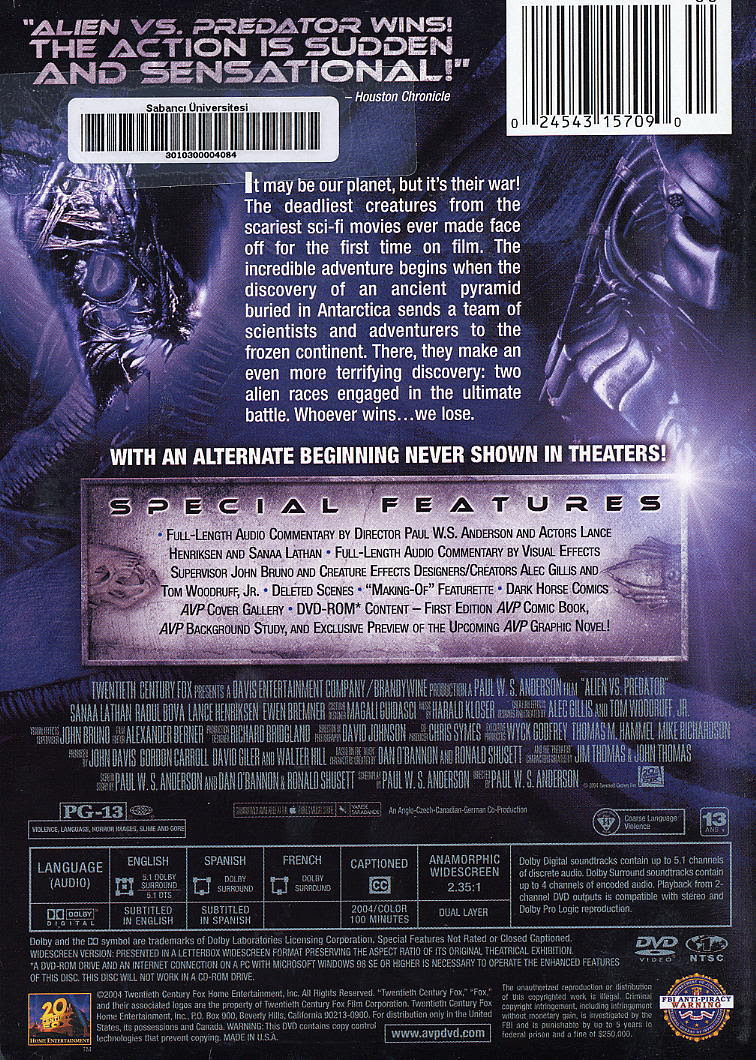 DVD LIST