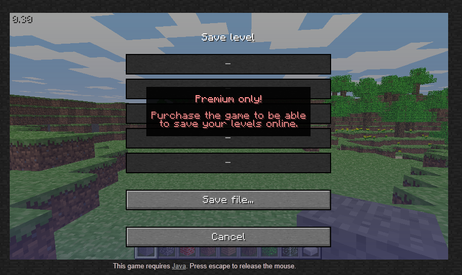 Minecraft Classic版 無料版 のセーブ方法 Minecraftologies マインクラフト