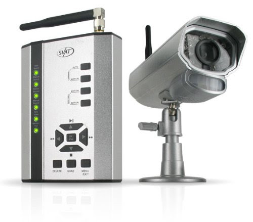 SVAT GX301-012 Digital Wireless DVR Security System Receiver with SD Card Recording and Long Range Night Vision Surveillance Camera On Sale