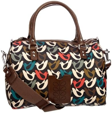 Orla Kiely Women's Bird Watch Print Nancy Handbag Multi