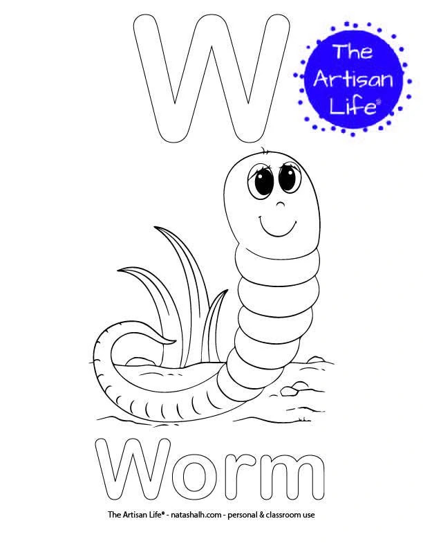 Free Printable Alphabet Coloring Pages: no-prep way to teach ...