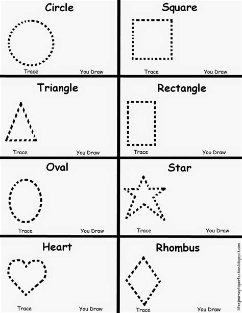  lifes journey to perfection preschool shapes worksheet