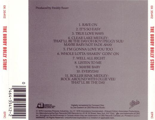 Ost The Buddy Holly Soundtracks Funkysouls
