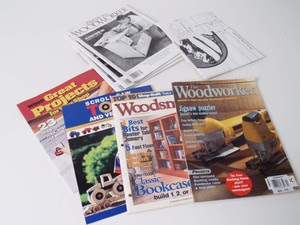 Woodworking-Magazines-Lot-American-Woodworker-Woodsmith-Scroll-Saw
