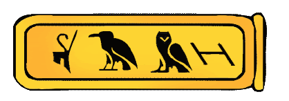 Ancient Egypt for Kids - Cartouche Illustration