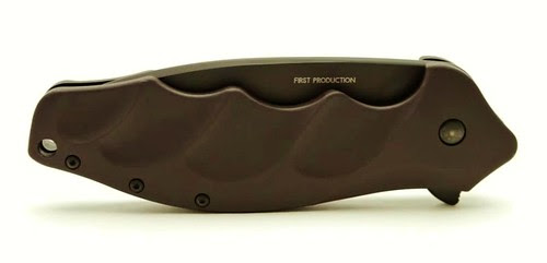 Columbia River Ken Onion Foresight Folding 3.5" AUS 8 Plain Black Blade, Aluminum Handles