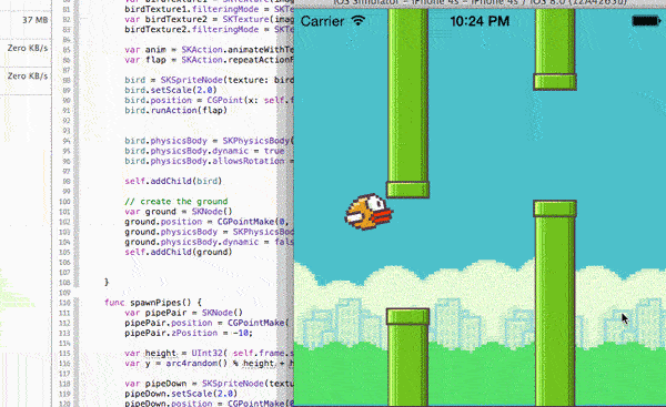 Flappy Bird programado en Swift es el nuevo 'Hola mundo'