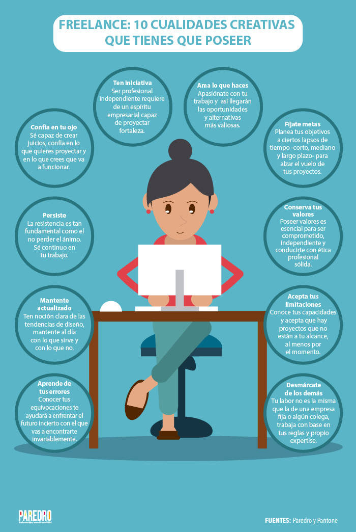 10 cualidades para triunfar como creativo freelance