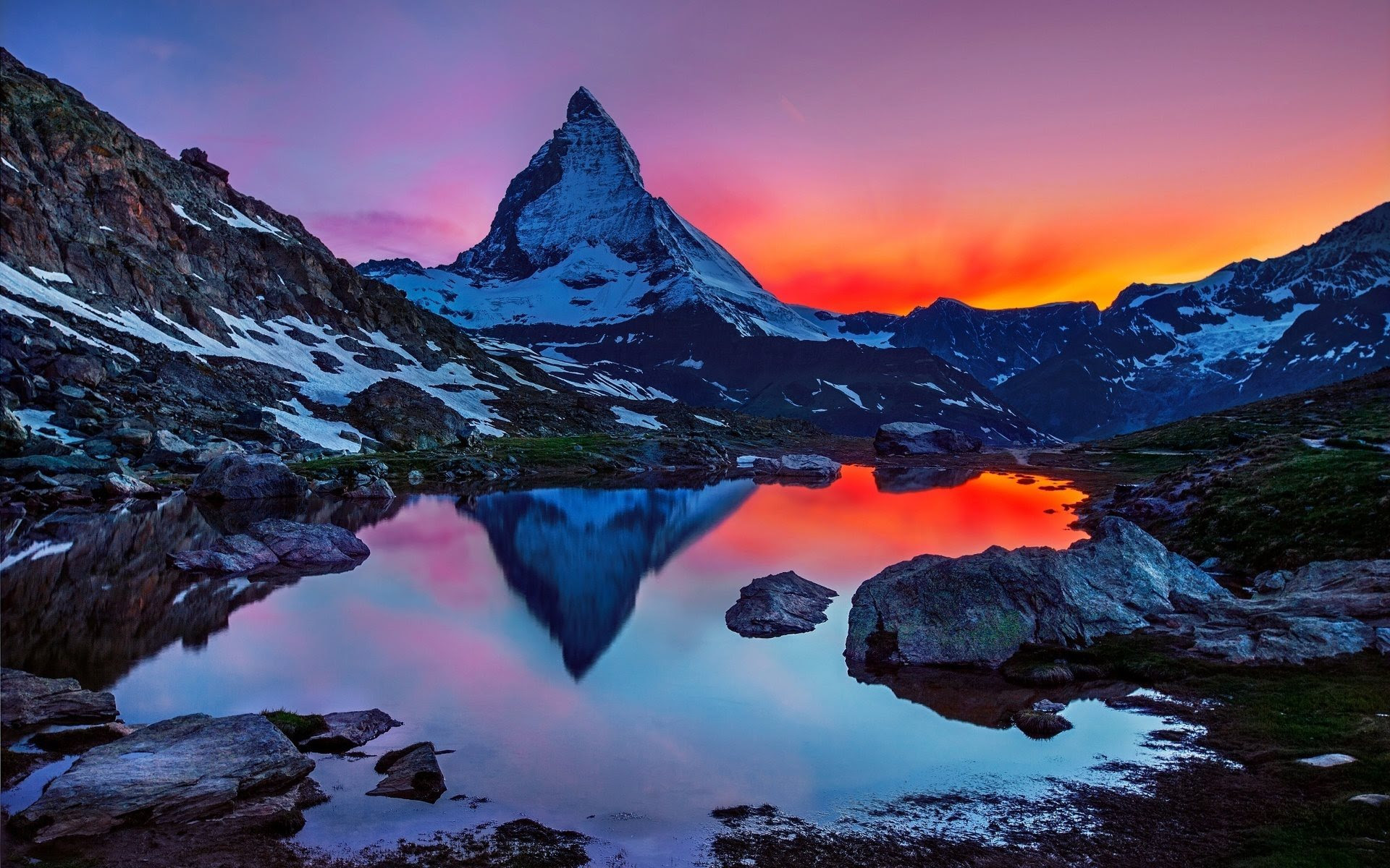 Herunterladen hintergrundbild berge das matterhorn alpen Herunterladen hintergrundbild berge das matterhorn alpen