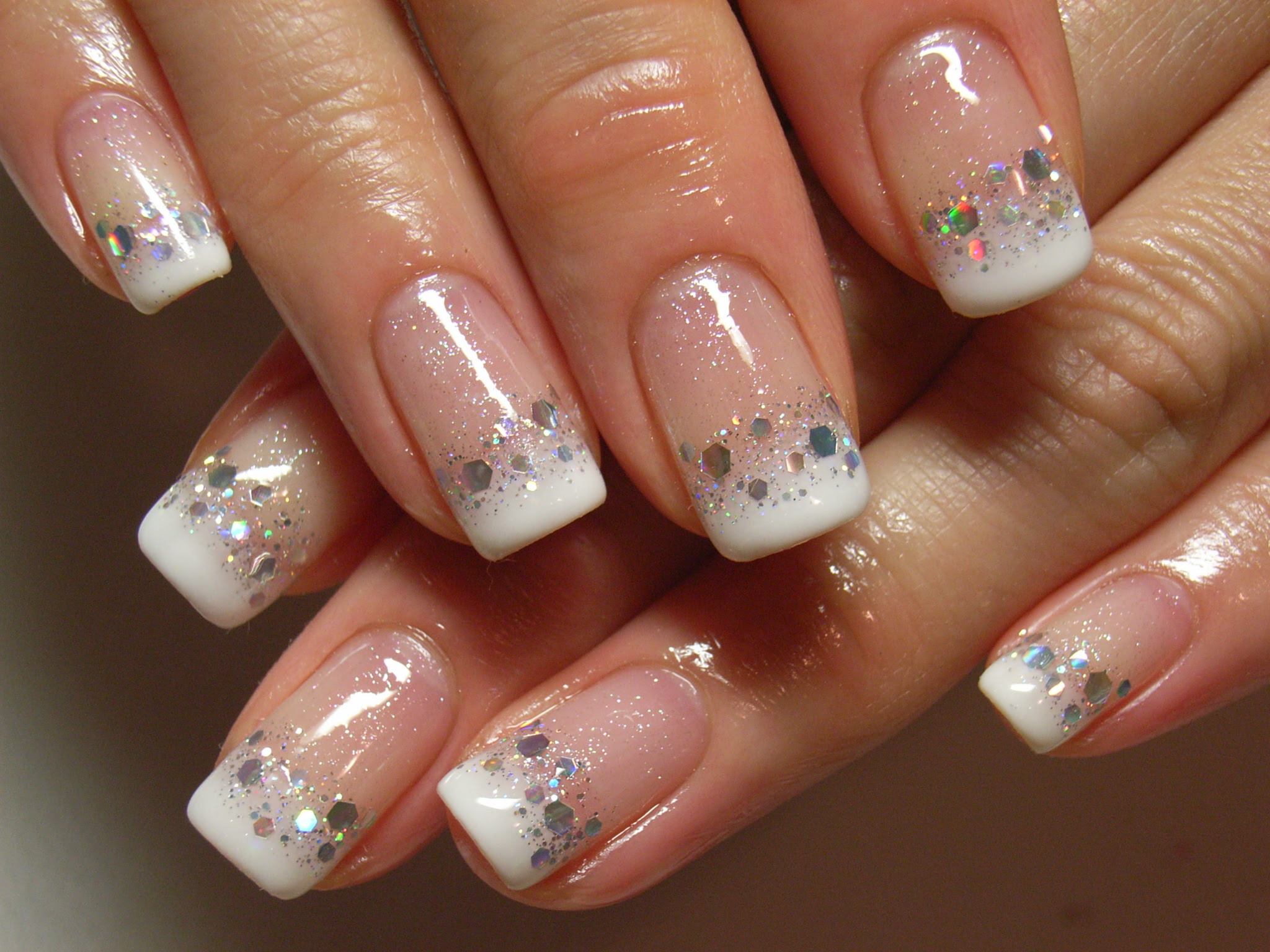 白グラデネイル Nail Drop ネイル ドロップ 勝どき 月島 築地エリアのプライベートネイルサロン