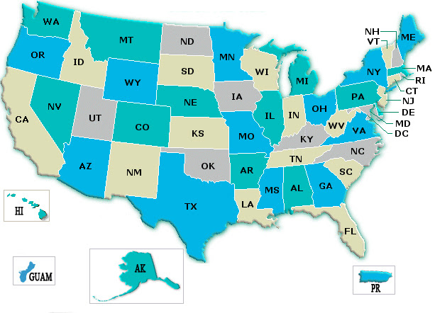 Map United States Washington Dc State or United States Territory Map