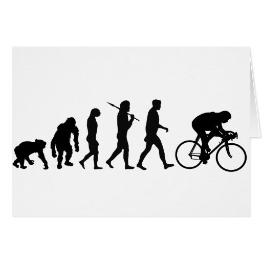Cyclists Cycling evolution Bicycle Riders Cycle Card