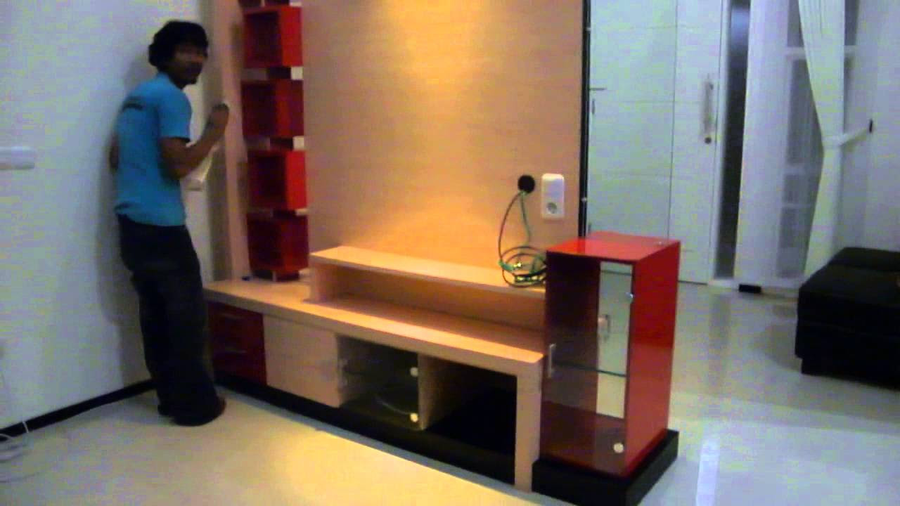 PARTISI 2 SISI RAK  TV  RAK  MINIMALIS  SEKAT RUANGAN 
