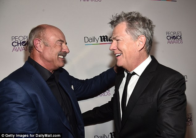 Friends indeed: The specialist had a laugh with hit maker