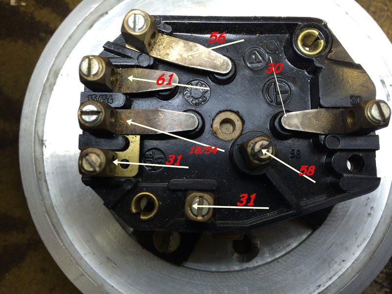Schaltplan Zündschloss Motorrad