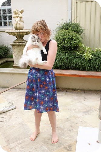 Skirt and Cat