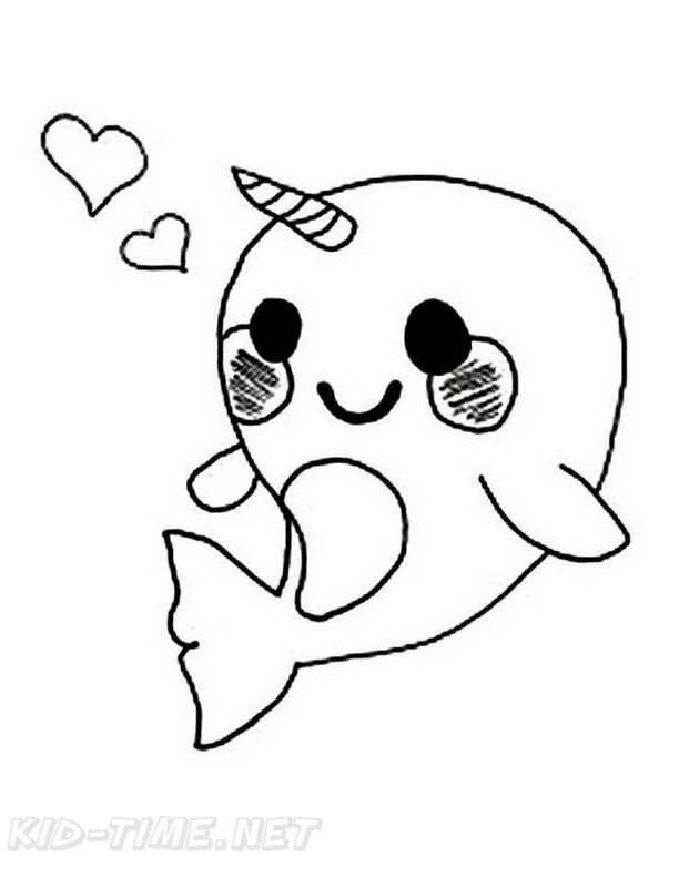 Baby Animals Coloring Book Page