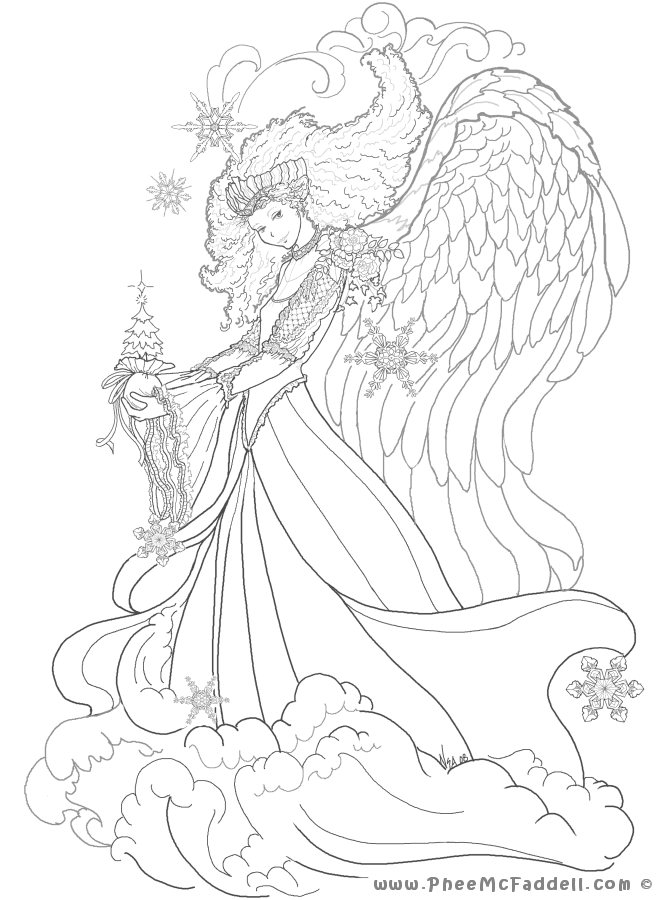 free free printable angel coloring pages download free clip