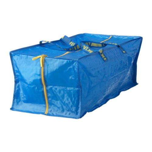 FRAKTA Storage bag for cart IKEA Can be carried in your hand, on your ...
