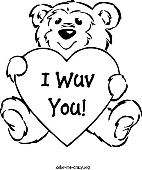  colormecrazyorg valentine coloring pages